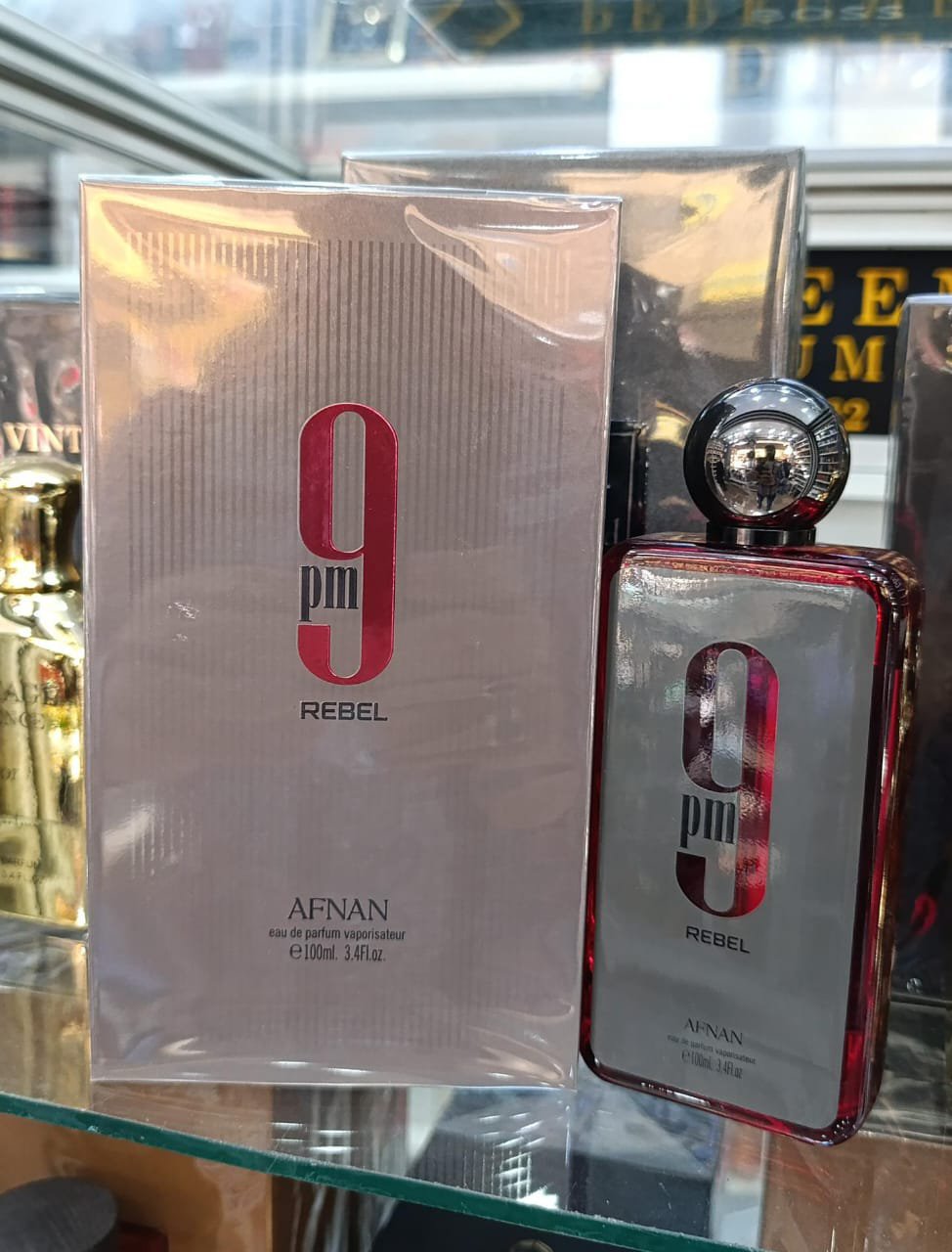 thumbnail image 2 of Afnan 9 PM Rebel Unisex Eau De Parfum – 3.4 Fl Oz, Long-Lasting Scent 2 of 6